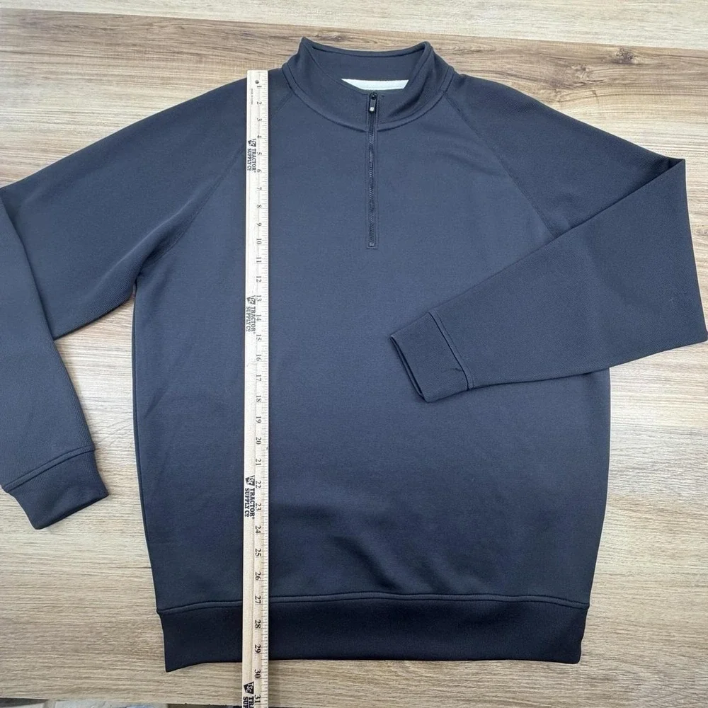 FootJoy Pullover Mens Extra Large Black 1/4 Zip Golf Stretch Performance